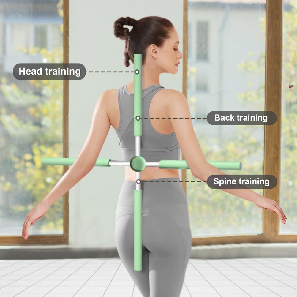 Posture Pole & Yoga Strap - Yoga Stick & Yoga Belt - Brand New!